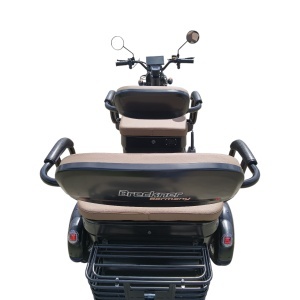 Triciclu electric BRECKNER TRAVEL negru 1000W 60V 20AH - Img 3