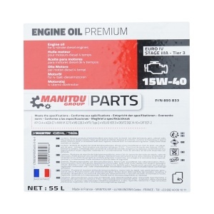 Ulei motor Manitou 15W40 Premium 55L - Img 3