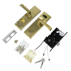 Yala control acces hotelier PNI CH2000R Gold cu cititor de card deschidere pe partea dreapta - Img 4