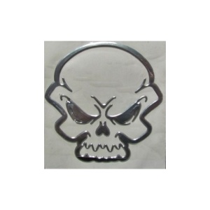 Abtibild "CRANIU" culoare Crom