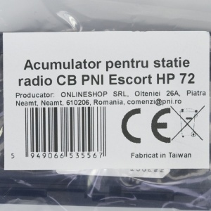 Acumulator PNI PB-HP72, Li-Ion, 2600mAh, pentru statia radio CB PNI Escort HP 72 - Img 4