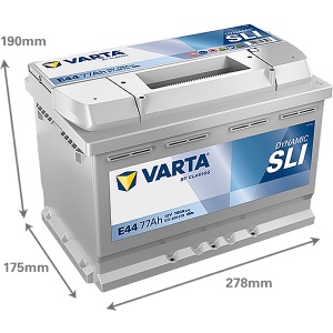 ACUMULATOR VARTA DYNAMIC SLI 77AH E44