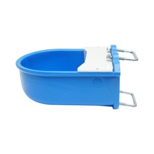 Adapatoare plastic 5L ultra rezistenta albastra cu plutitor si accesorii de prindere 315x245x150mm - Img 3