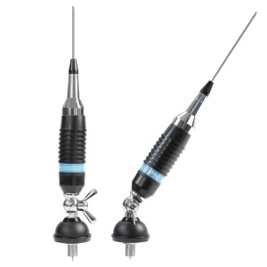 Antena CB PNI S9, 120 cm, cu fluture, cablu RG58 de 4m si reflectometru PNI SWR-300 pentru masurare SWR - Img 3