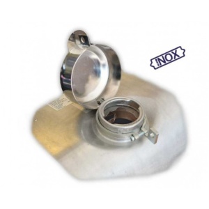 Antifurt rezervor combustibil Ø80mm full INOX + lacat - Img 2
