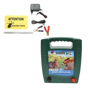 Aparat generator de impulsuri 25 Joule, 120km pentru gard electric 12-220V Britmann