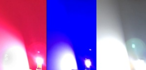 Bec far scuter, Atv, motocicleta 2 faze (COB led-RGB) - Img 2
