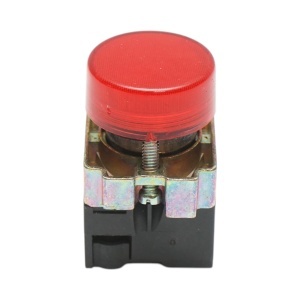 Buton indicator LED rosu 24V LAY5 Breckner Germany - Img 2