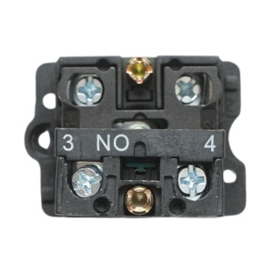Buton indicator LED verde cu rezistenta integrata 1NO, 220V, LAY5 Breckner Germany - Img 5