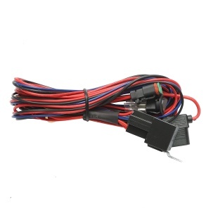 Cablaj cu buton releu si siguranta pentru proiectoare DC 12V/40A Breckner Germany - Img 2