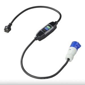 Cablu adaptor 150cm 3x 2.5mm² de la Schuko to CEE + dispozitiv de curent rezidual