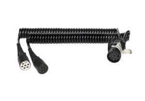 Cablu adaptor spiral 15P la 2x7P (15 poli – 2x7 poli) VIGNAL