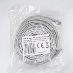 Cablu de retea UTP CAT6 PNI U6200, mufat 2xRJ45, 8 fire x 0.4 mm, 20m - Img 3