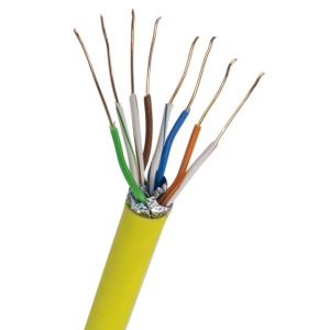 Cablu S/FTP CAT7 PNI SF07, 10Gbps, 1000MHz, pentru internet si sisteme de supraveghere, rola 305m, cupru - Img 3