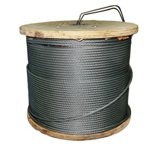 Cablu troliu otel 6x25 fi 13mm cu inima metalica 1000m/rola