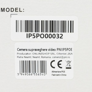 Camera supraveghere video PNI IP5POE, 5MP, D-WDR, 4.0mm, 6 LED-uri, IP66, alb - Img 8