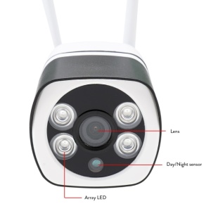 Camera supraveghere video PNI IP649 cu IP, 2MP 1080P, WiFi, slot card micro SD, compatibila cu aplicatia Tuya Smart - Img 4