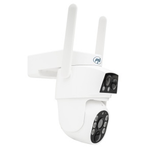 Camera supraveghere video PNI IP794 cu Wi-Fi, PTZ, dual lens 2MP + 2MP, panou solar 5.5W, acumulator bloc 8000mAh - Img 4