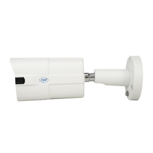 Camera supraveghere video PNI IP818J, POE, bullet 8MP, black light, lentila 2.8mm, pentru exterior, alb - Img 2