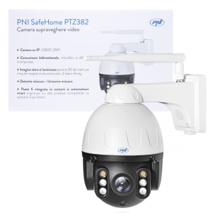 Camera supraveghere video PNI SafeHome PTZ382 1080P WiFi, control prin internet, aplicatie dedicata Tuya Smart, stand-alone, integrare in scenarii si automatizari smart cu alte produse compatibile Tuy - Img 7