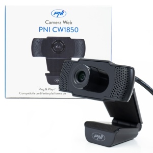 Camera Web PNI CW1850 Full HD 1080P 2MP, USB, clip-on, microfon stereo incorporat - Img 7