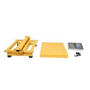Cantar electronic de podea tip platforma 350 Kg cu brat pliabil, ecran LCD Breckner Germany - Img 6
