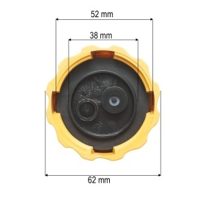Capac rezervor lichid racire radiator Opel, Chevrolet, Daewoo 38mm cod OEM 94539597 - Img 3