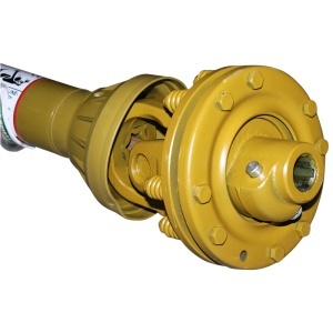 Cardan 850 mm S7 T7 cu ambreiaj compus din 2 discuri cruce 30,2x106,5 (teava stea) 1 3/8 Z=6 freza - Img 2