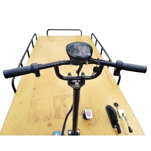 Carucior platforma electrica transport marfa 800W, 48V, 2.5x1.25m sarcina maxima 1000Kg THOR - Img 7
