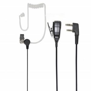 Casca cu tub acustic transparent si microfon cu 2 pini