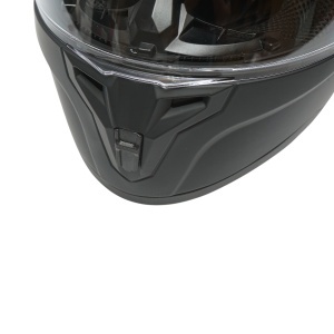 Casca moto integrala neagra cu viziera transparenta, marimea L Grit - Img 11