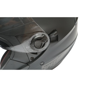 Casca moto tip jet neagra, model urban cu viziera transparenta si ochelari de soare, marimea L - Img 9