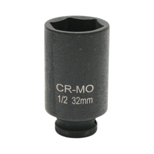 Cheie tubulara de impact lunga 32mm, 78mm, patrat 1/2 inch Cr-Mo Breckner Germany