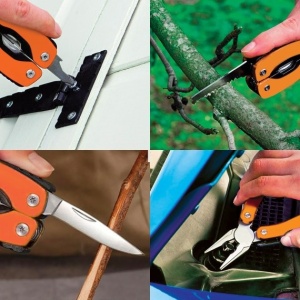 Cleste multifunctional 16-in-1, culoare portocalie. - Img 5