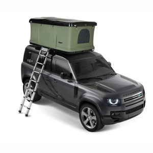 Cort auto cu prindere pe plafon, Thule, Basin, 2 persoane, Hard-Shell, Negru - Img 2