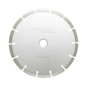 Disc diamantat segmentat 180x2.4x22.23mm, taiere uscata pentru beton, piatra, caramida Breckner Germany - Img 1