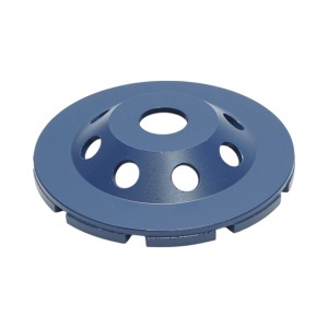 Disc diamantat segmentat tip cupa 125x22.23, dublu rand grosier, standard CONCRETE pentru slefuire beton, piatra, mozaic Breckner Germany - Img 4