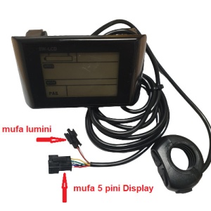 Display SW900 bicicleta electrica (24V, 36V, 48V) - Img 3