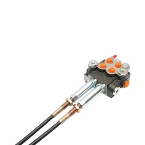 Distribuitor hidraulic cu 2 manete, lungime cablu 2.5m, presiune 250 bar, debit 40L/min Breckner Germany - Img 4