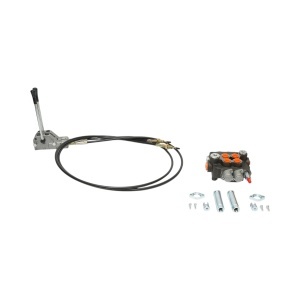 Distribuitor hidraulic cu 2 manete, lungime cablu 2m, presiune 250 bar, debit 80L/min Breckner Germany - Img 2
