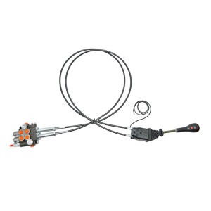 Distribuitor hidraulic cu joystick, lungime cablu 2m presiune 250 bar debit 40L/min Breckner Germany - Img 4