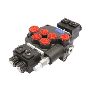 Distribuitor hidraulic P80 electromagnetic cu 2 cai, 24V Breckner Germany - Img 2