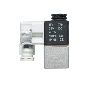 Electrovalva pneumatica 4.8W DC24V, 1 circuit 1/4 IP65 - Img 1
