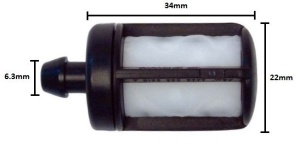 Filtru benzina Stihl - 6.3mm - capacitate mare