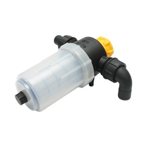 Filtru erbicidator transparent cu sita si valva autocuratare, racord 38mm - Img 5