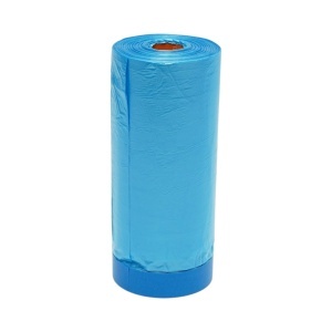 Folie protectie vopsit si zugravit cu banda adeziva albastra 1100mm x 25m HighPower - Img 6