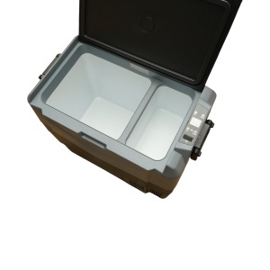 Frigider auto 45L cu compresor 12V-24V-220V, 60W, afisaj LCD, zona dubla de racire, USB 630x390x490mm - Img 10