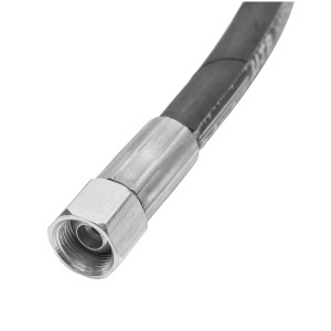 Furtun presiune 2SN DN10 sertizat cu capete fixate hidraulic L = 3000 mm (Reductie M20X20) - Img 4
