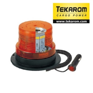 Girofar auto cu efect stroboscopic 12V / 24V orange cu 40 leduri SMD