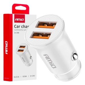 Incarcator 2x USB-A 10.5W 12/24V AMIO
